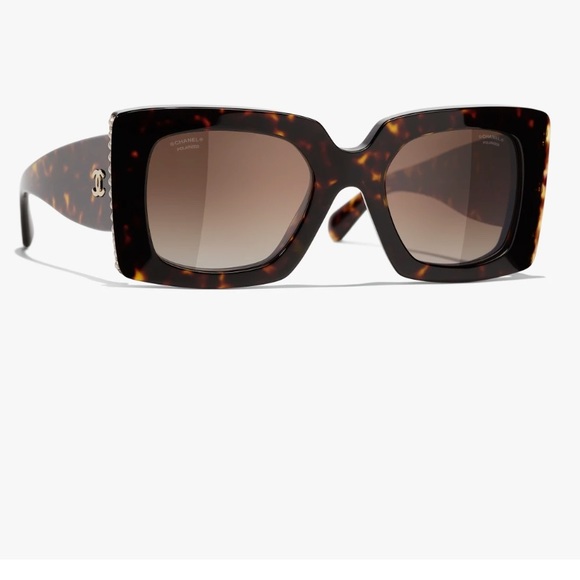Brand New Chanel sunglasses Acetate & Glass PearlsDark...